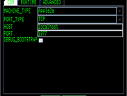Configuration for an emulator, using an emulated SSC listening on port 1977 (Jace)